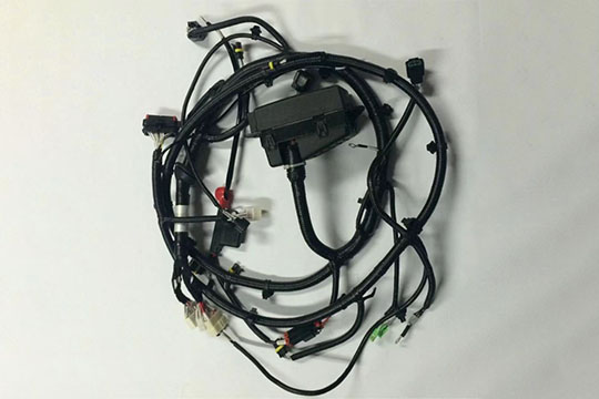 Automotive engine compartment wiring harness